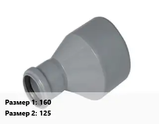 Переход PPR-сополимер полипропилена 160х125
